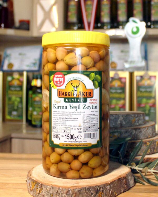 Hakkı-aker-Yeşil-kırma-Zeytin-1kg Hakkı-aker-Yeşil-kırma-Zeytin-1kg
